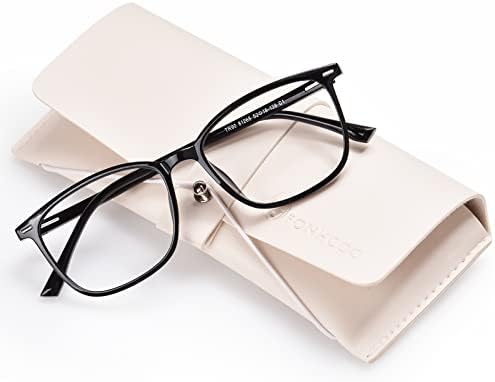 FONHCOO Blue Light Blocking Glasses Women Men TR90 Fashion Frame Computer Blue Light Glasses Anti UV Glare (Upgrade)