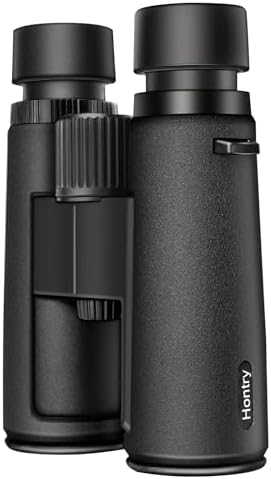 Hontry 10x42 Roof Binoculars, IPX7 Nitrogen-Filled Waterproof Binoculars for Hunting, Bird Watching, Cruise Ship, Travel and Safari
