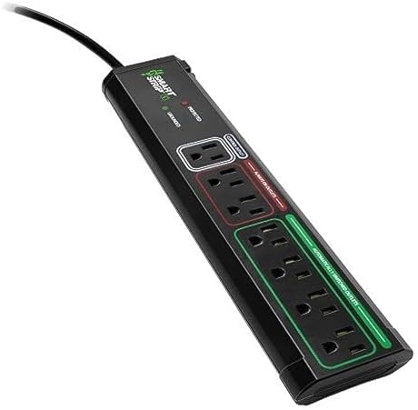 ECG-7MVR Energy Saving Surge Protector with Autoswitching Technology, 7 Outlet