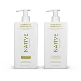 Native Desert Grass & Sandalwood Shampoo and Conditioner Contain Naturally Derived Ingredients |All Hair Type Color & Treated, Fine to Dry Damaged, Sulfate & Dye Free - 2-Pack