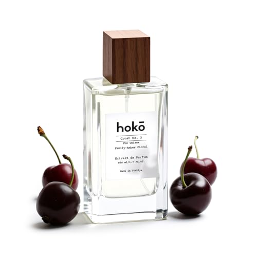 HOKO Crush No. 3 - Premium Impression of Lost Cherry | Extrait de Parfum, 1.7Oz | Cherry, Almond, Jasmine & Vanilla | Long-Lasting inspired Unisex Perfume | Vegan & Paraben-Free