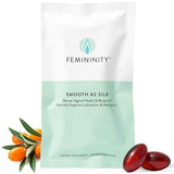 Femininity Smooth as Silk 30-Day Refill for Vaginal Dryness (60 Softgels) – Sea Buckthorn Oil with 365mg Omega 7 + Omega 3 and Omega 9
