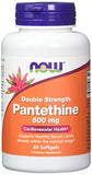 Pantethine, 600 mg 60 Softgels (Pack of 2)