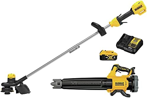 DEWALT 20V MAX String Trimmer and Leaf Blower Kit, Cordless, Battery & Charger Included (DCKO215M1)