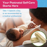 Mama's Select Postnatal Plus Multivitamin - Postnatal Vitamins for Breastfeeding Moms, Postpartum Vitamins, Lactation Support, MTHFR Safe Breastfeeding Supplements, 60 Gentle Veggie Capsules