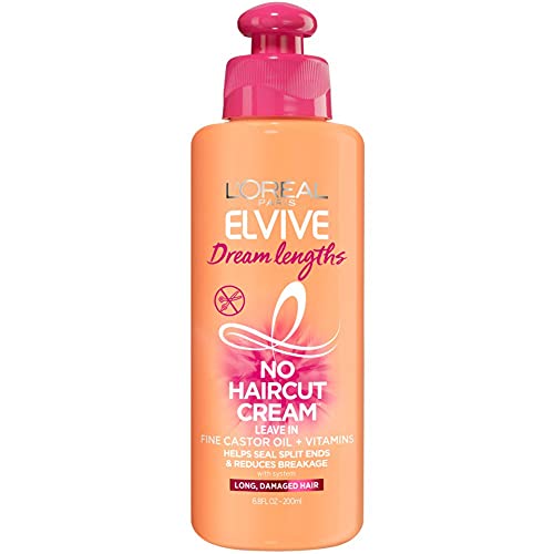 L'Oreal Paris Elvive Dream Lengths No Haircut Cream Leave In Conditioner, 6.8 fl. oz.