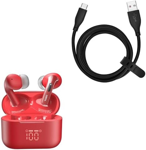 TOZO T20 Wireless Earbuds USB-C to USB-A Charging Cable