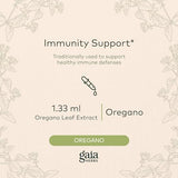 Gaia Herbs Oregano Leaf - Immune Support Herbal Supplement - with Oregano Leaf Extract - Certified Organic - 1 Fl Oz (23 Servings)