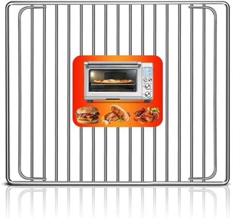 Smart Oven Rack for Breville Oven BOV845BSS, 14''×11.6'' Stainless Steel Air Fryer Accessories Replacement Parts Grill Rack Baking Tray，Dishwasher safe