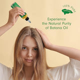 Dersie Batana Oil for Hair Growth: Dr Sebi Organic Raw Batana Oil from Honduras - 100% Pure & Natural - For Thicker & Stronger Hair - 4 FL OZ