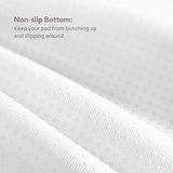 Bed Pads Washable Waterproof 34" x 36", 2 Pack Reusable Chuck Pads Incontinence Underpads Sheet Protector, Pee Pads for Adults, Elderly, Kids, Toddler and Pets, White and Blue