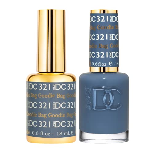 DND Gel Polish Set, Blue Collection, UV/LED GelPolish and Air Dry Nail Lacquer, Matching Chip-Free Polish Duo, 0.5 Fl Oz Each