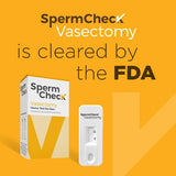 SpermCheck Vasectomy Home Test Kit - Check Sperm Count Post Vasectomy - 2 Pack - Easy to Read, Private - 98% Accuracy - FSA HSA Eligible - FDA Cleared