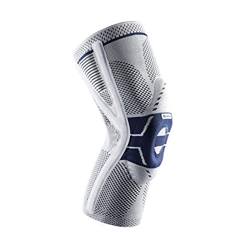 Bauerfeind - GenuTrain P3 - Patella Knee Support - for Misalignment of The Kneecap - Left Knee - Size 4 - Color Titanium