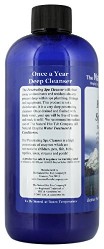 The Natural Hot Tub Company Penetrating Spa Cleanser 16 Ounce Bottle