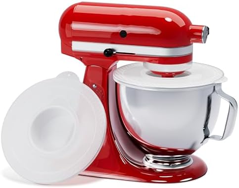 Food-Grade Mixer Bowl Cover for KitchenAid 4.5-5 Quart Tilt-Head Stand Mixers, Mixer Splatter Guard Lid to Prevent Spilling of Ingredients, as Kitchenaid Mixer Attachments