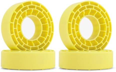 INJORA Silicone Rubber Inserts for 62-64mm*24mm 1.0" Tires(Large Yellow)