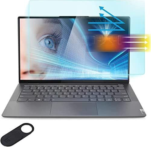 Screen Protector for 14" Lenovo Ideapad 1 1i/Ideapad 3 3i/Ideapad 5 5i 14, Flex 5 14, Chromebook 3 14, Lenovo Thinkpad 14 inch Eye Protection Anti Blue Light Anti Glare Filter (Size: 309x174mm/ W x H)