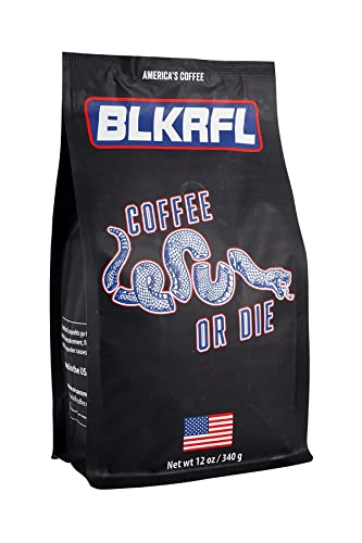 Black Rifle Coffee Company Coffee or Die, Medium Roast Ground Coffee, 12 OZ Bag
