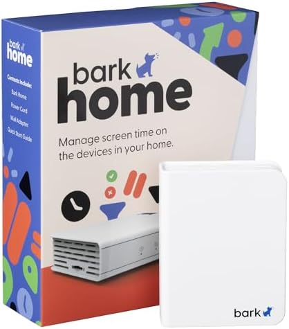 Bark Home — Parental Controls for Wi-Fi | Manage Screen Time, Block Apps, and Filter Websites for Kids | Phones, Tablets, Gaming Consoles, and More