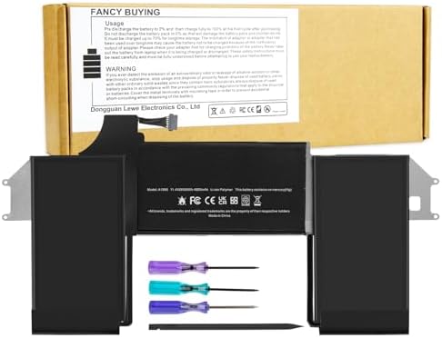 A1965 Laptop Battery for MacBook Air 13" Retina A1932 (2018 2019, Early 2020) A2179 EMC 3184 3302 MacBook Air8,1 8,2 9,1 MRE82 MRE92 MVFH2 MWTJ2 MVH22 MVFM2 MVFK2 MREE2 MREC2 MREA2 MREF2 MUQT2 MUQU2