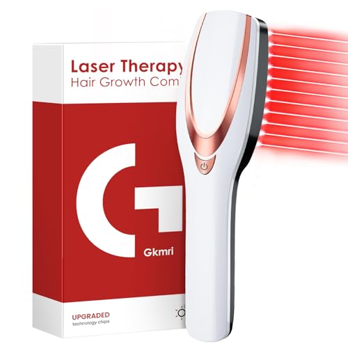 Laser Therapy Hair Growth Comb,Red Light Therapy for Hair Growth,LED Electric Scalp Massager,Red Light Hair Brush,Suitable for Men and Women with Thinning Hair and Hair loss.