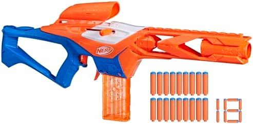 Nerf N Series Pinpoint Dart Blaster, 18 N1 Darts Compatible Only N Series Blasters, 10-Dart Clip, Blaster Gifts for Kids