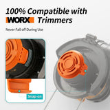 Spool Cap Cover for Worx,Trimmer Replacement Spool Cap Covers for Worx,Suitable for Worx Weed Eater (3 Pack)