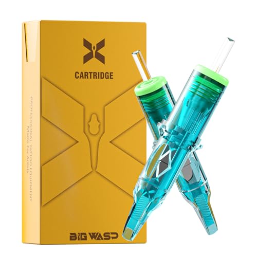 BIGWASP X Tattoo Cartridge Needles 1219M1-20Pcs 19M1#12 Standard 0.35mm 19 Magnum Shader Disposable Tattoo Needles for Rotary Tattoo Machines