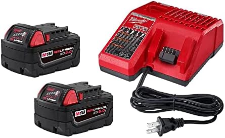 M18 18-Volt Lithium-Ion XC Starter Kit with Two 5.0Ah Batteries and Charger