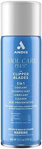 Andis Cool Care Plus For Blades, 15.5 Ounce (Pack of 2)