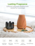 InnoGear Essential Oil Diffuser with Oils, 150ml Aromatherapy Diffuser with 6 Essential Oils Set, Aroma Cool Mist Humidifier Gift Set, Yellow Wood Grain