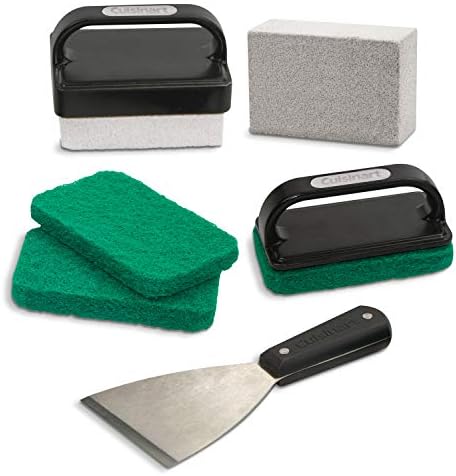 Cuisinart CCK-231 Ultimate Kit, 8-Piece Grill Cleaning, Griddle Scour and Pumice Set