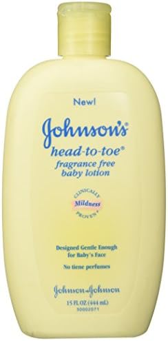 Johnson's Baby Head To Toe Baby Lotion Fragrance-Free 15 oz.
