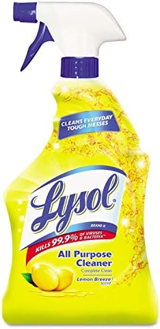 Lysol 75352CT Disinfectant Cleaner, All-Purpose,32 oz, Lemon Breeze