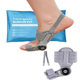 Treatmedy Bunion Fix, Adjustable Bunion Corrector, Bunion Corrector for Toe Repair, Big Toe Straightener Splint for Women and Men, Hammer Toe Fix and Bunions Correction (Gray)