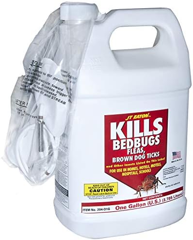 JT Eaton Kills Bedbugs 204-O1G Bed Bug Killer Ultra, Non-Staining Oil Based Insect Spray for Indoors (1 gal)