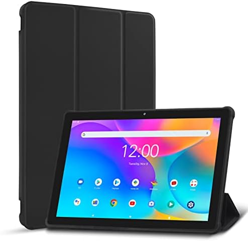 PRITOM TAB10 Max Tablet with Case,10 inch Tablet Android 14, 64GB, 1TB Expandable, 1280 * 800 HD IPS Display, Quad-Core Processor, 6000mAh, Bluetooth, FM