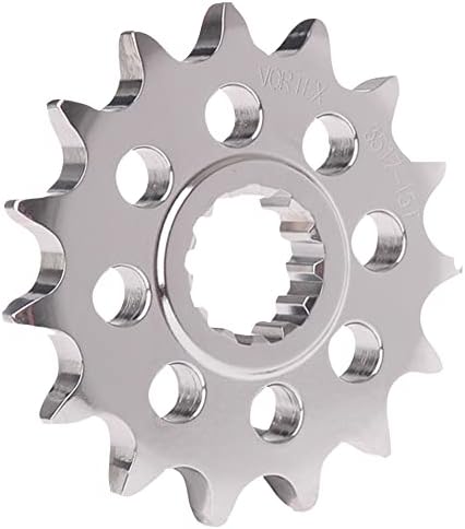 Vortex 530 Steel Front Sprocket 17 Tooth Silver for Suzuki Hayabusa GSX1300R 2011-2014