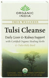 Organic India Tulsi Cleanse Herbal Tea - Holy Basil, Stress Relieving & Detoxifying, Immune Support, Adaptogen, Vegan, USDA Certified Organic, Non-GMO, Caffeine-Free - 18 Infusion Bags, 6 Pack