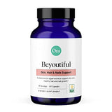 Ora Organic Hair, Skin, and Nails Support- BeYouTiful - Beauty Supplement with B Vitamins and Algae Extracts for Healthy Hair and Skin - 60 Vegan Capsules