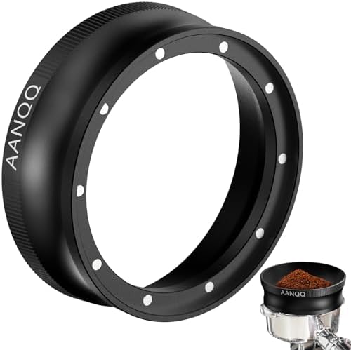 54mm Dosing Funnel for Breville Barista Portafilters: Espresso Coffee Dosing Ring - 10 Powerful Magnets Espresso Accessories Tools Fits 54mm Breville Portafilter