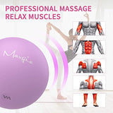 Maxgia 3" Single Massage Ball, 5 Speeds Vibrating Massage Ball Roller for Trigger Point Therapy, Deep Tissue Massager for Back, Neck, Foot, Myofascial Release, Pain Relief, Muscle Recovery,Purple