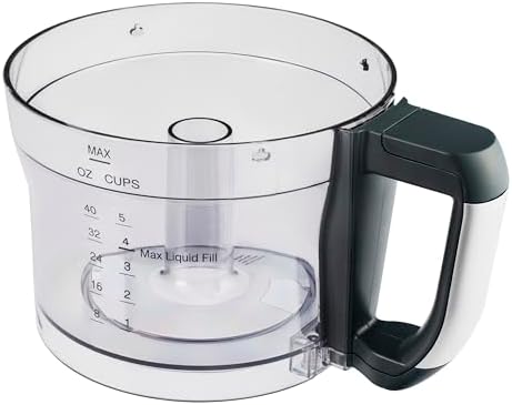 Cuisinart FP-8SVWB Replacement 8-Cup Work Bowl Silver Fits Models FP-8, FP-8SV, FP-8SVP1, FP-8GMP1 Only OEM