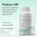 Theralogix ProCerv HP High-Potency Multivitamin - 90-Day Supply - Support for Women & Men - Immune Support Supplement - includes Vitamin B, Vitamin C, Vitamin D & Zinc - NSF Certified - 270 Capsules