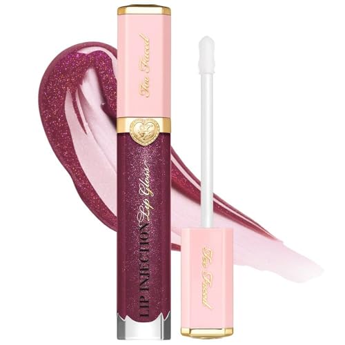 Too Faced Lip Injection Power Plumping Lip Gloss | Vitamin A + E, Vegan + Cruelty Free, 0.22 Fl Oz