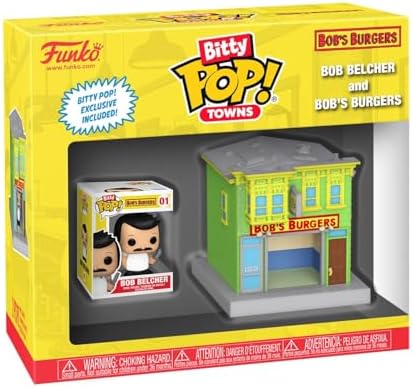 Funko Pop! Bitty Town: Bob's Burgers - Bob Belcher and Bob's Burgers