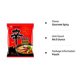 Nongshim Gourmet Spicy Shin Instant Ramen Noodle, 20 Pack, Chunky Vegetables, Premium Microwaveable Ramen Soup Mix, Savory & Rich