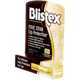 Blistex Five Star Lip Protection SPF 30 0.15 oz (Pack of 12)