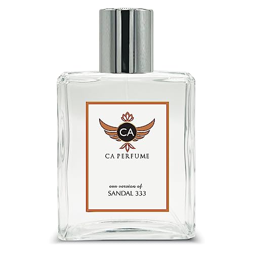 CA Perfume Impression of Le L Sandal For Men Replica Fragrance Dupes Eau de Parfum Spray Bottle 3.4 Fl Oz/100ml-X1